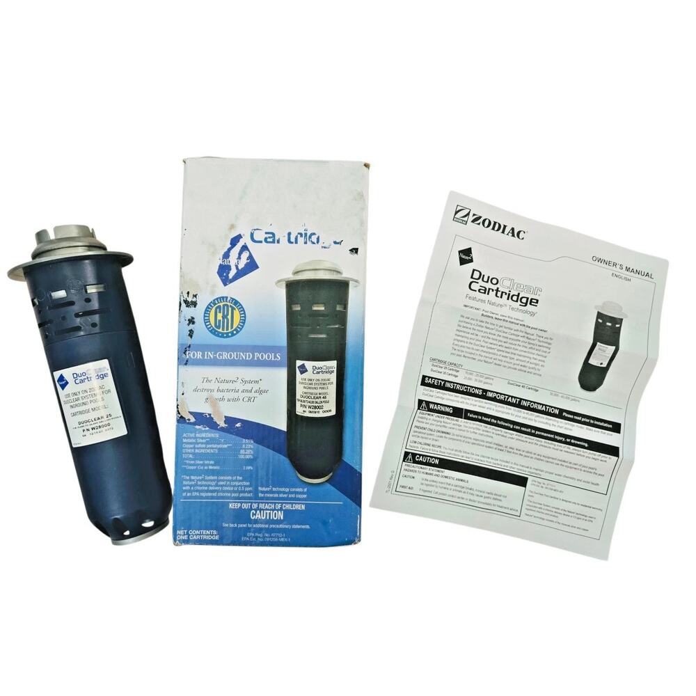 Nature 2 Zodiac W28000 DuoClear‎ 25 Replacement Cartridge -OPEN BOX